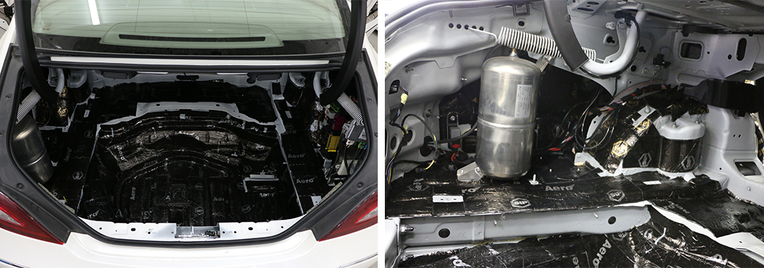 Шумоизоляция багажника Mercedes-Benz CLS 400
