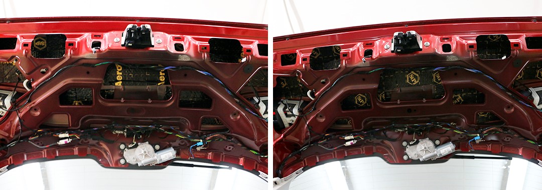 Шумоизоляция крышки багажника на Mercedes-Benz GLC